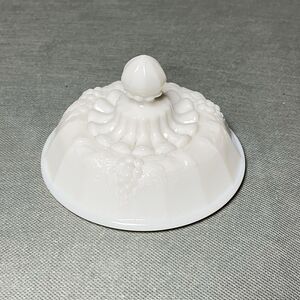 Vintage Westmoreland Milk Glass Paneled Grape Pattern Replacement-LID ONLY